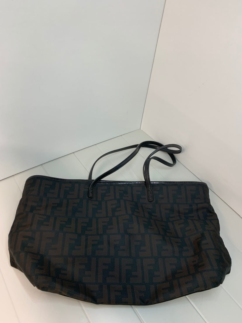 Fendi Small Zucca Nylon Roll Cabas
