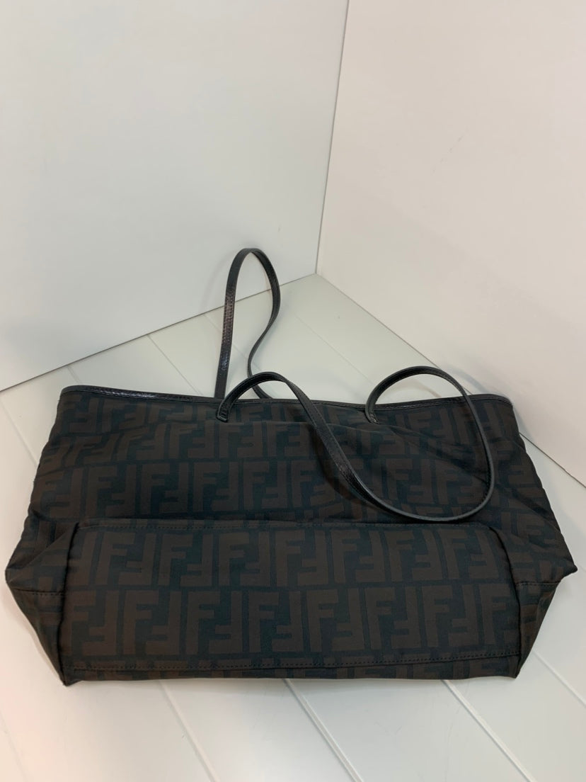 Fendi Small Zucca Nylon Roll Cabas
