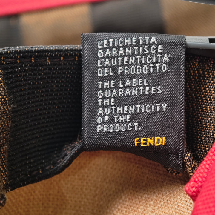 Fendi Pequin Toile Simply Shopping Cabas