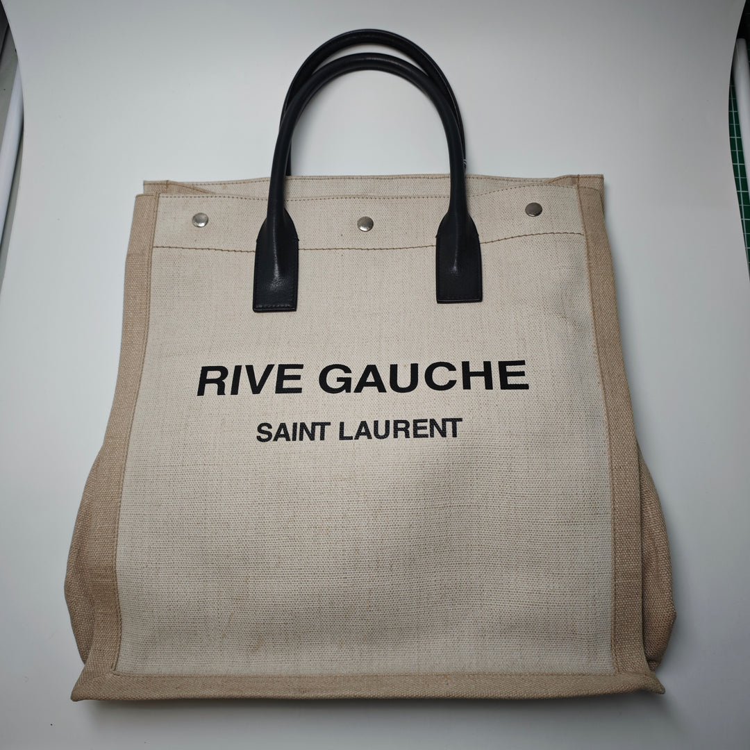 Saint Laurent Mixed Fibers Rive Gauche North South Cabas