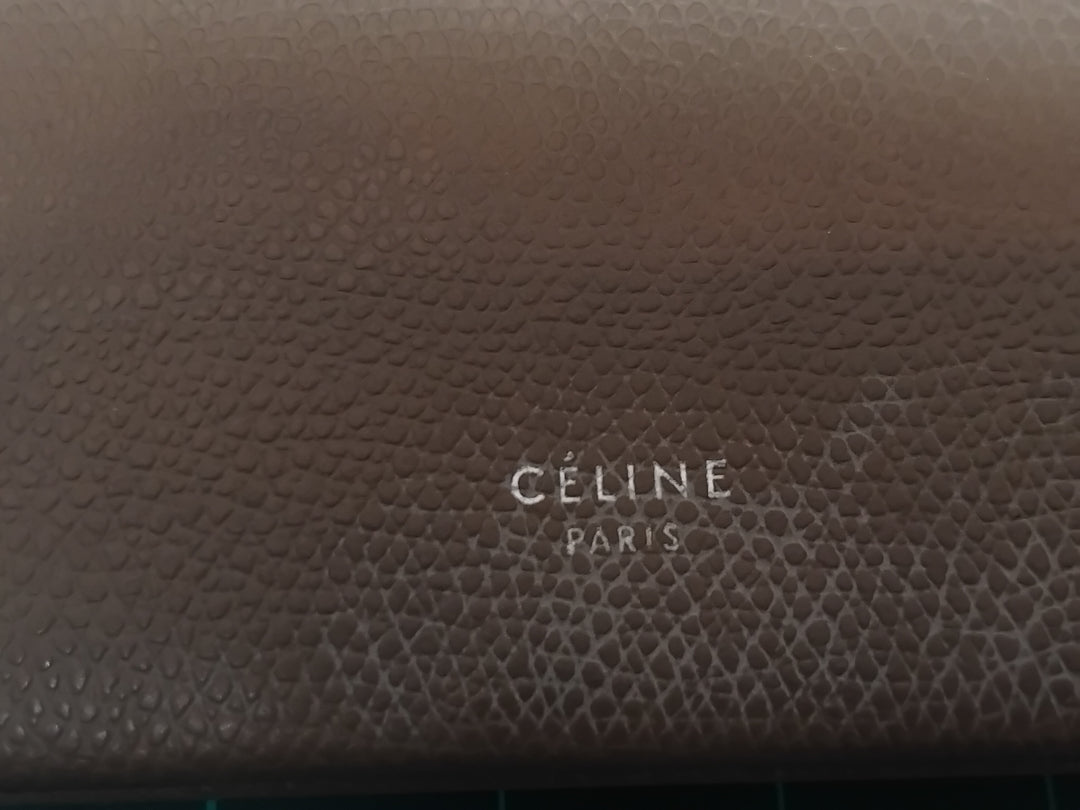 Celine Cuir de veau grainé Multifunction Pochette