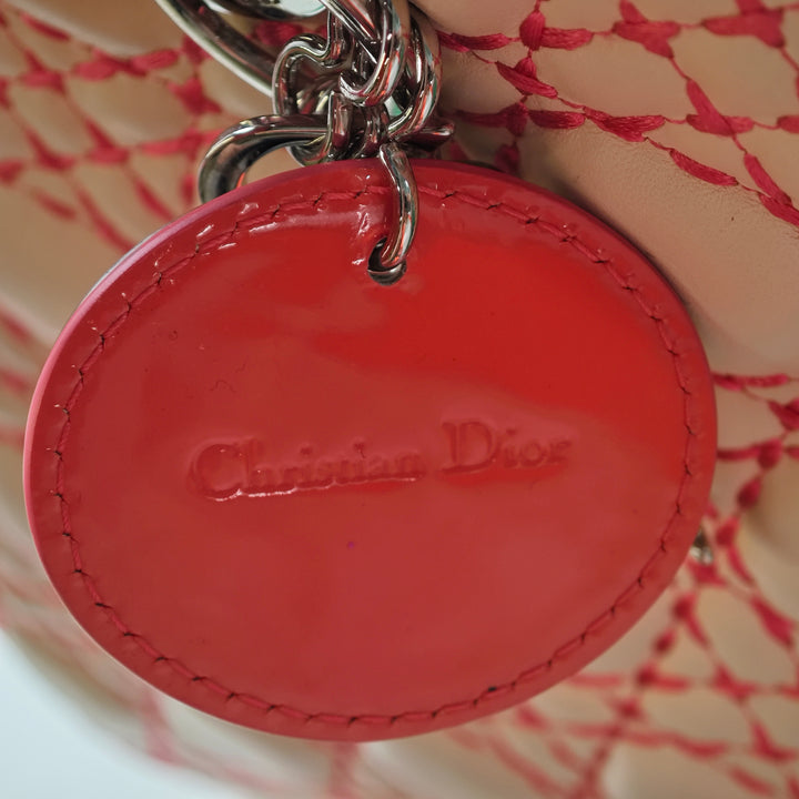 Dior Medium Cuir d’agneau Cannage Surpiqué Lady Dior