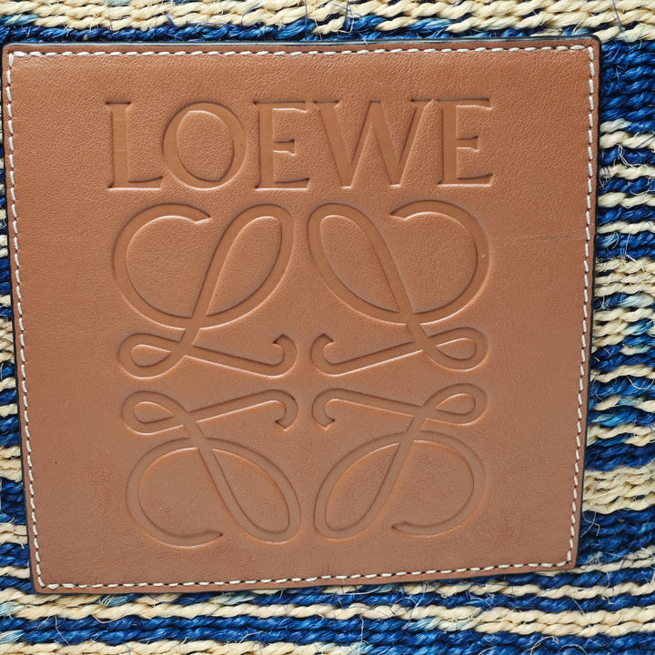 LOEWE Large Raffia Anagram Basket Cabas