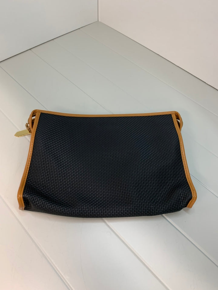 Saint Laurent Cuir à finitions Coated Toile Pochette