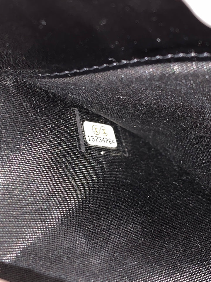 Chanel CC Matelassé Cuir verni Brilliant Wallet on Chain