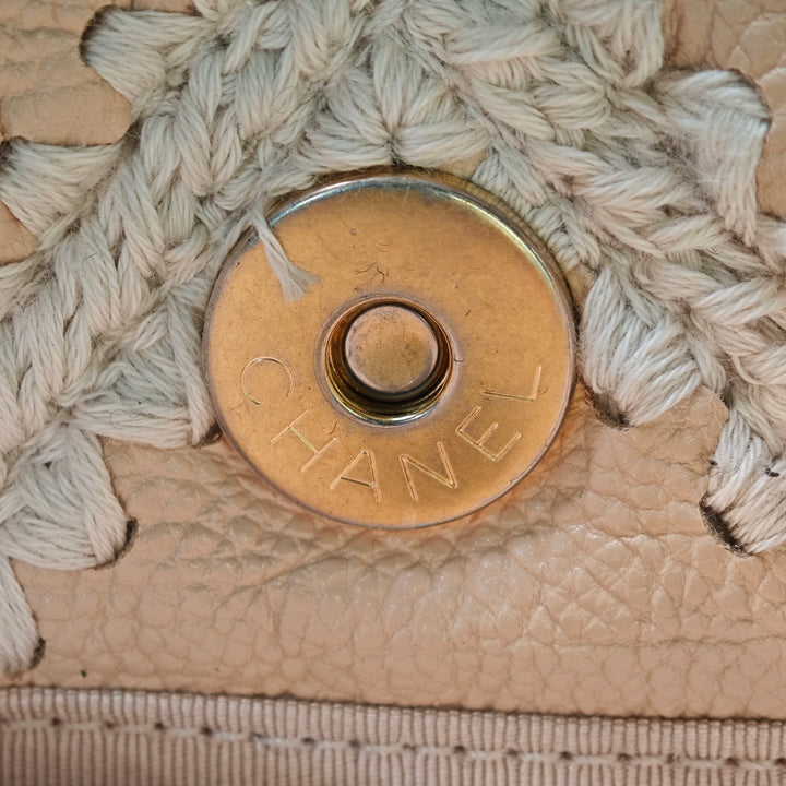 Chanel Large Crochet Cuir de veau 19 à rabat