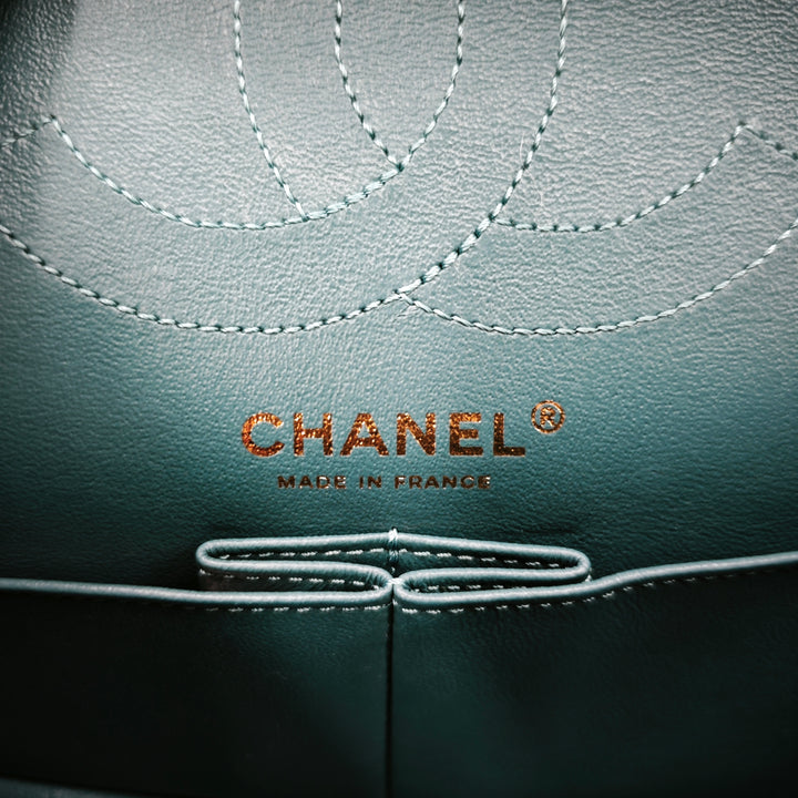 Chanel Chevron Velours Reissue 2.55 Double rabat 225