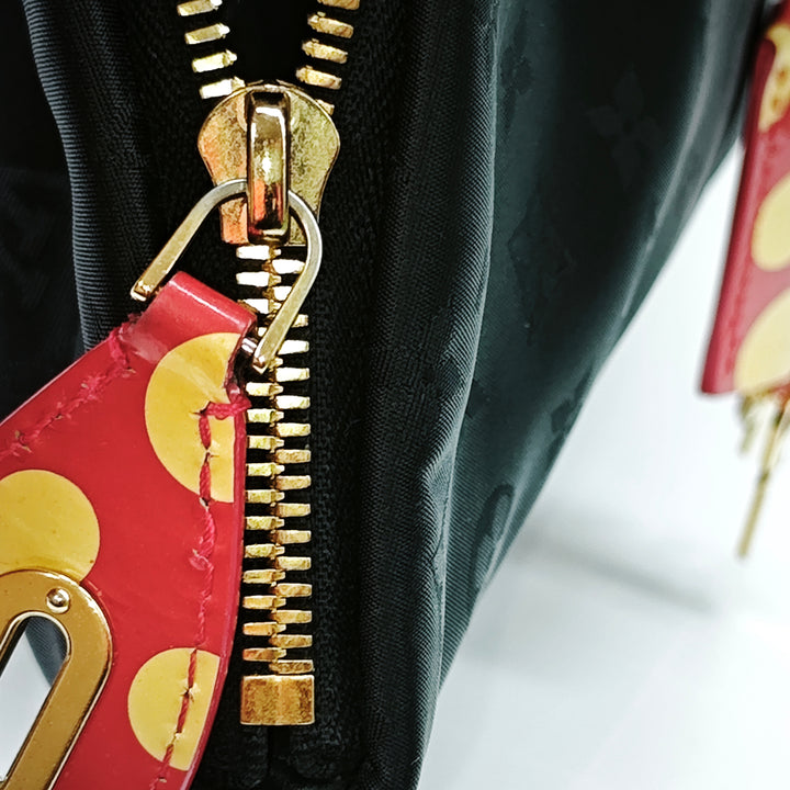 Louis Vuitton Yayoi Kusama Monogram Lockit Vertical Dots Infinity MM