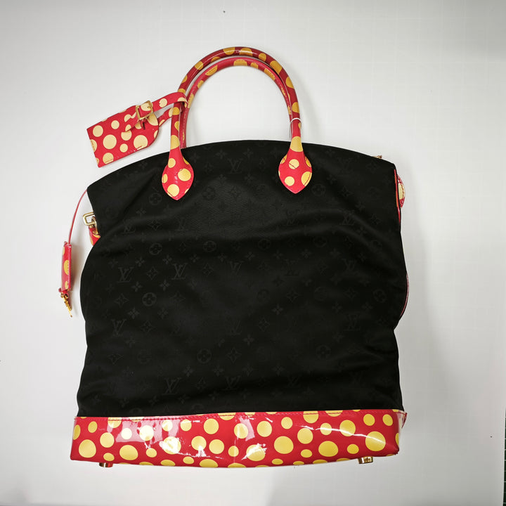 Louis Vuitton Yayoi Kusama Monogram Lockit Vertical Dots Infinity MM