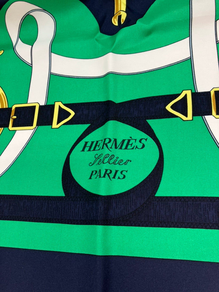Hermès Eperon d Or Soie Foulard 90