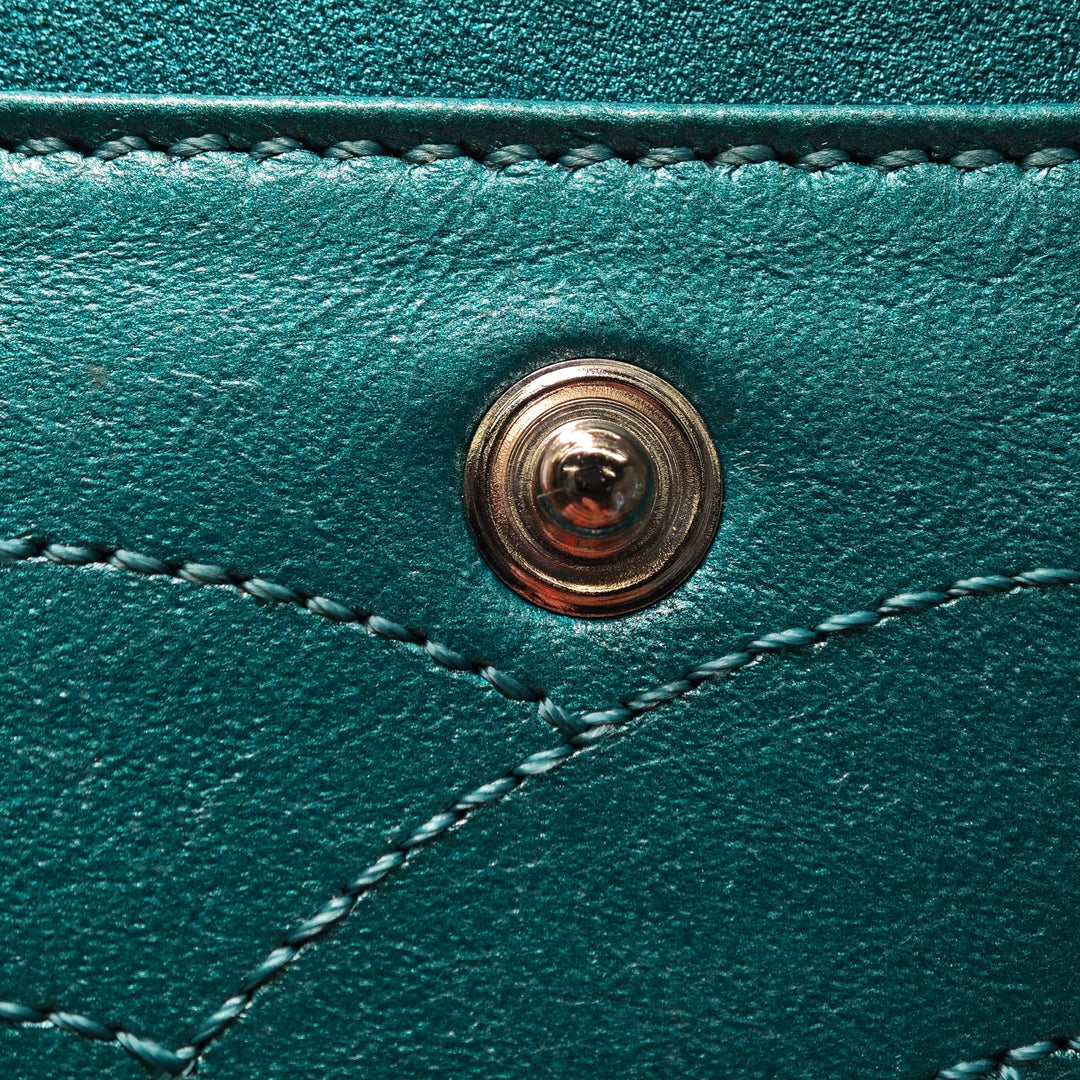 Chanel Matelassé Metallic Cuir d’agneau Reissue 2.55 Double rabat 227
