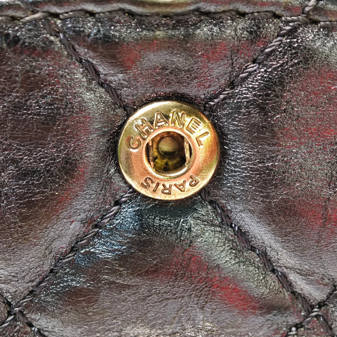 Chanel Matelassé vieilli Cuir de veau Reissue 2.55 Double rabat 226