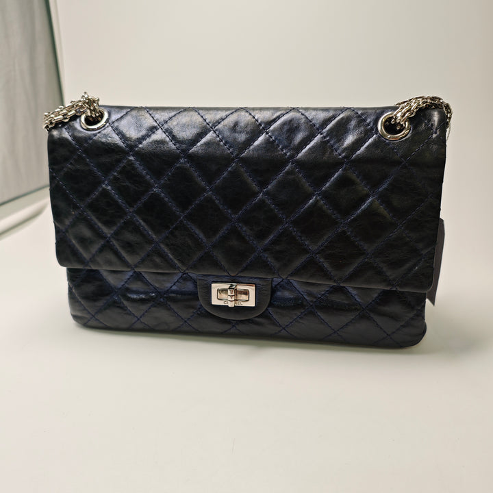 Chanel Matelassé vieilli Cuir de veau Reissue 2.55 Double rabat 226