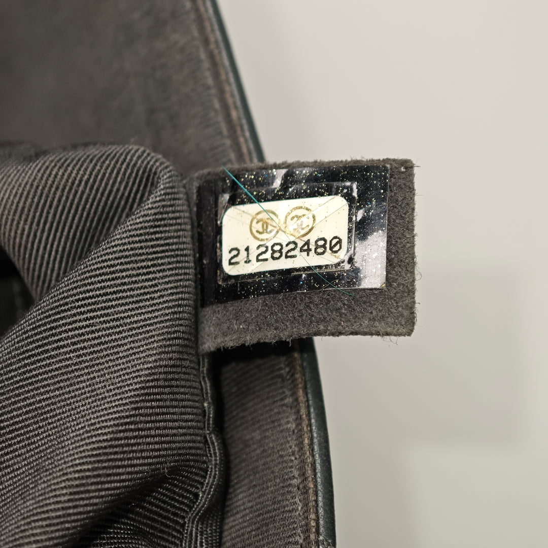 Chanel Paris Salzburg Medium Bicolor Matelassé Cuir d’agneau Tyrolean à rabat