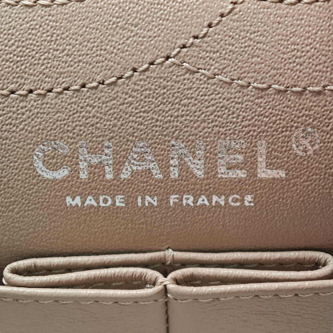 Chanel Matelassé froissé Cuir verni Reissue 2.55 Double rabat 226