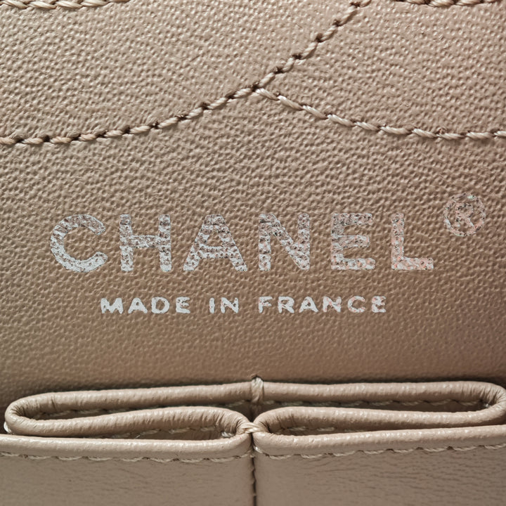 Chanel Matelassé froissé Cuir verni Reissue 2.55 Double rabat 226