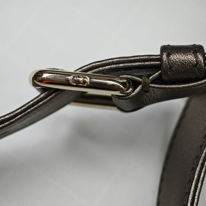Dior Medium Metallic Cuir d’agneau Cannage Lady Dior