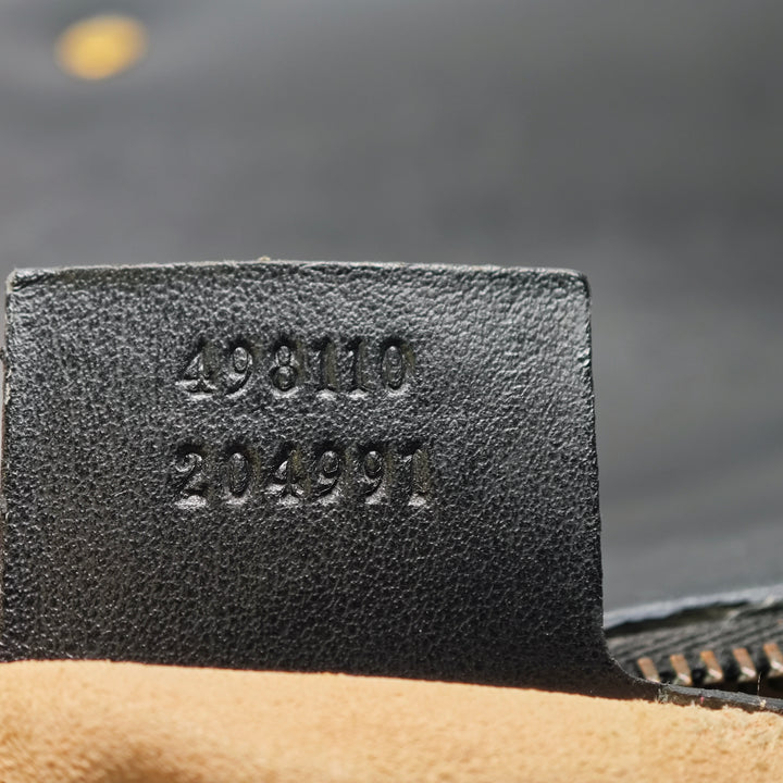 Gucci Small GG Marmont Matelasse Cuir sac à anse supérieure