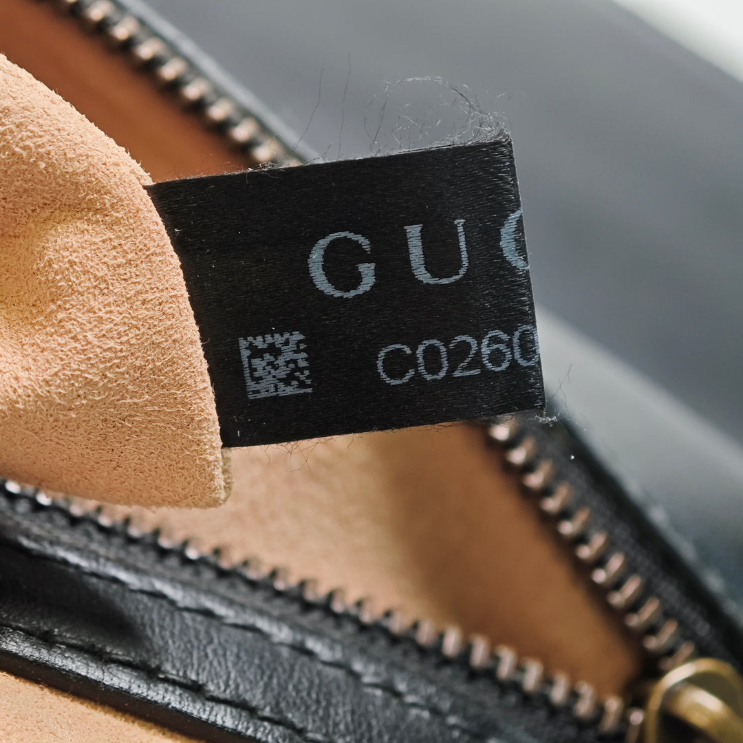 Gucci Small GG Marmont Matelasse Cuir sac à anse supérieure