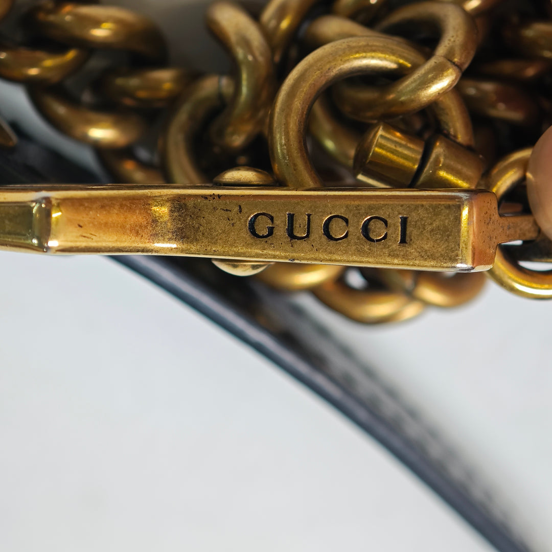 Gucci Small GG Marmont Matelasse Cuir sac à anse supérieure