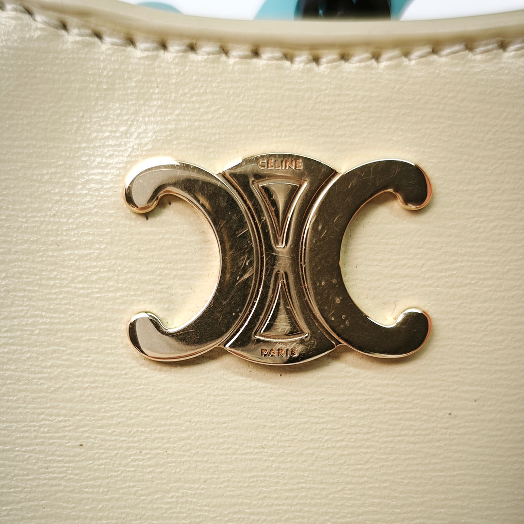 Celine Micro brillant Cuir de veau Triomphe Tilly Sac