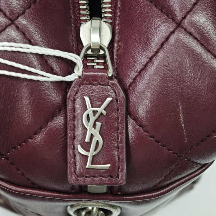 Saint Laurent Small Matelasse Cuir de veau LouLou Bowling Sac