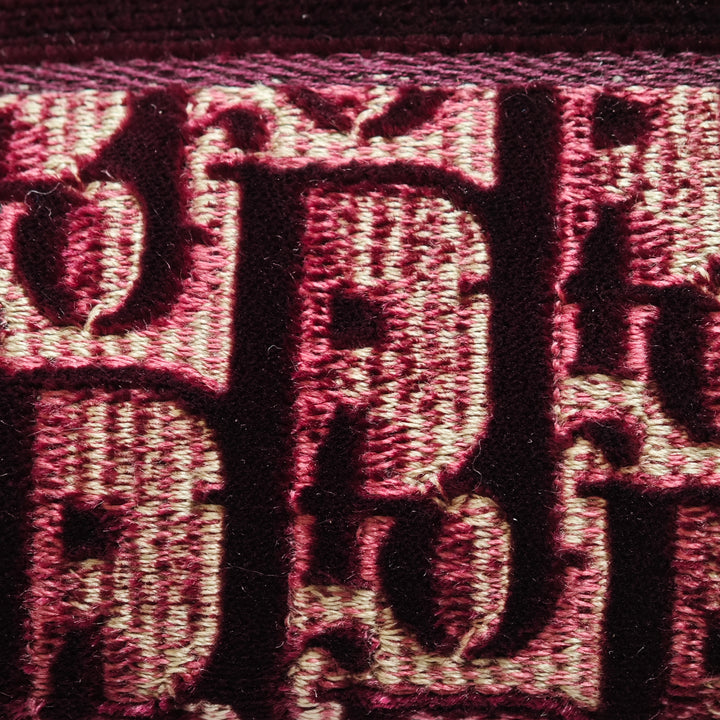 Dior Oblique brodé Velours Cosmetic Pochette