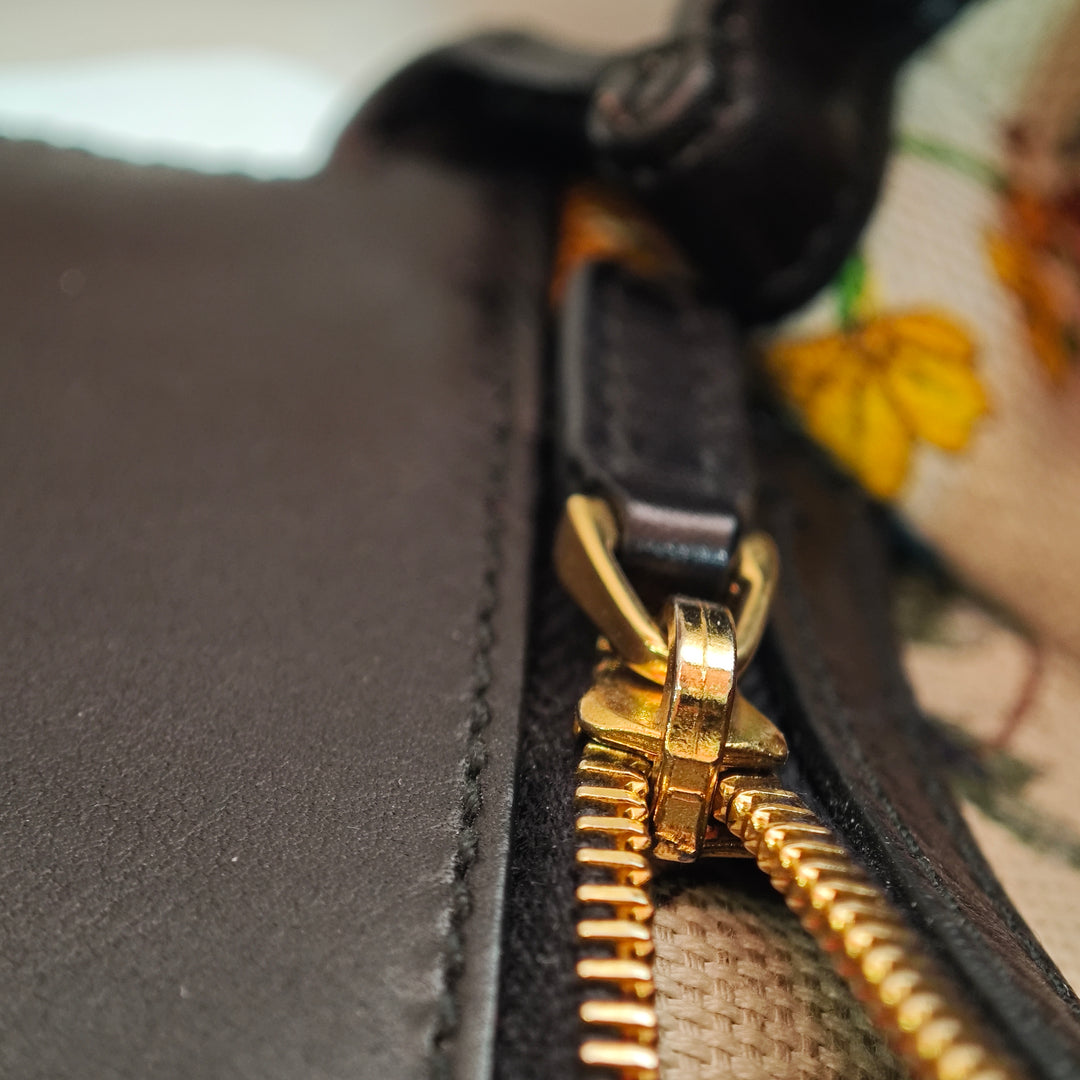 Gucci Medium Cuir de veau New Bamboo sac à anse supérieure