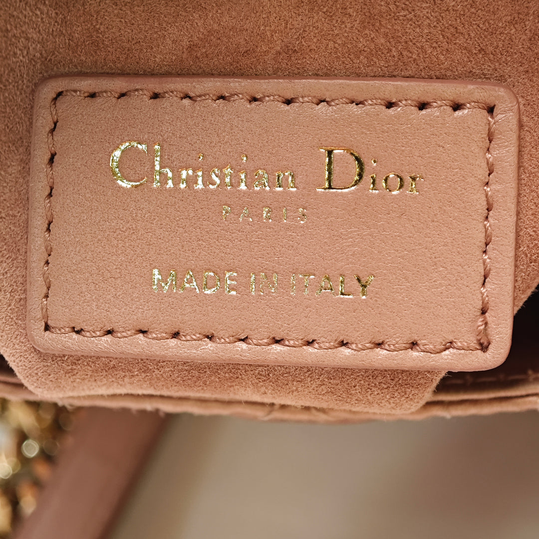 Dior Mini Satin Cannage Swarovski Cristal Lady Dior