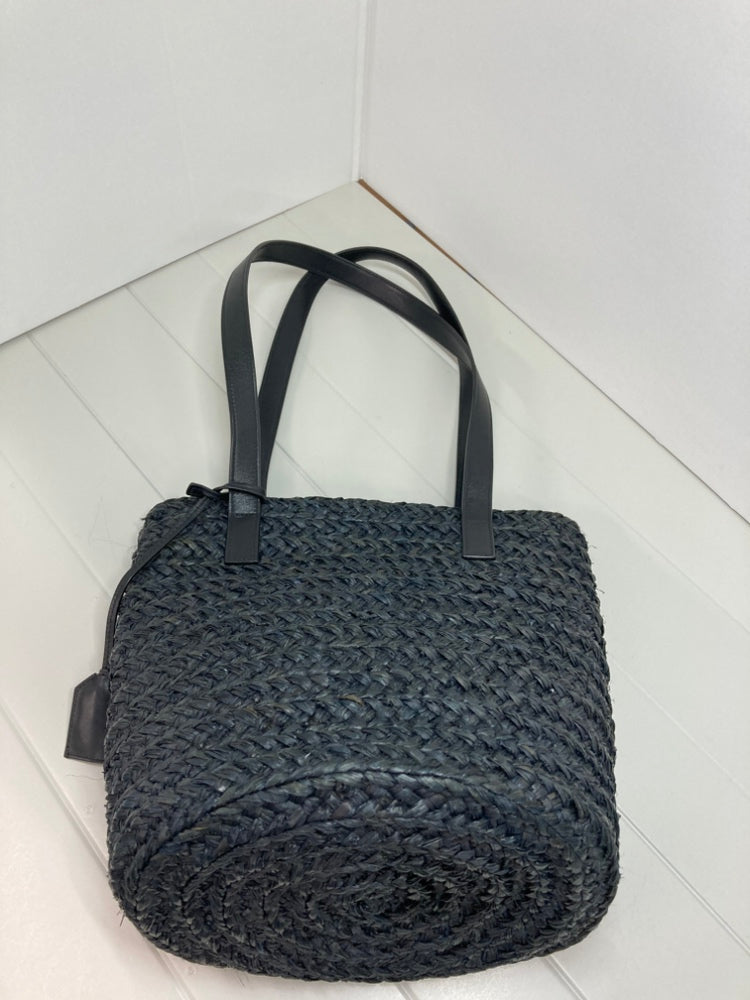 Saint Laurent Small Raffia Panier Cabas