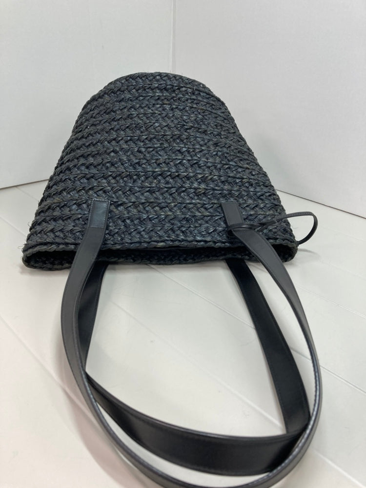 Saint Laurent Small Raffia Panier Cabas
