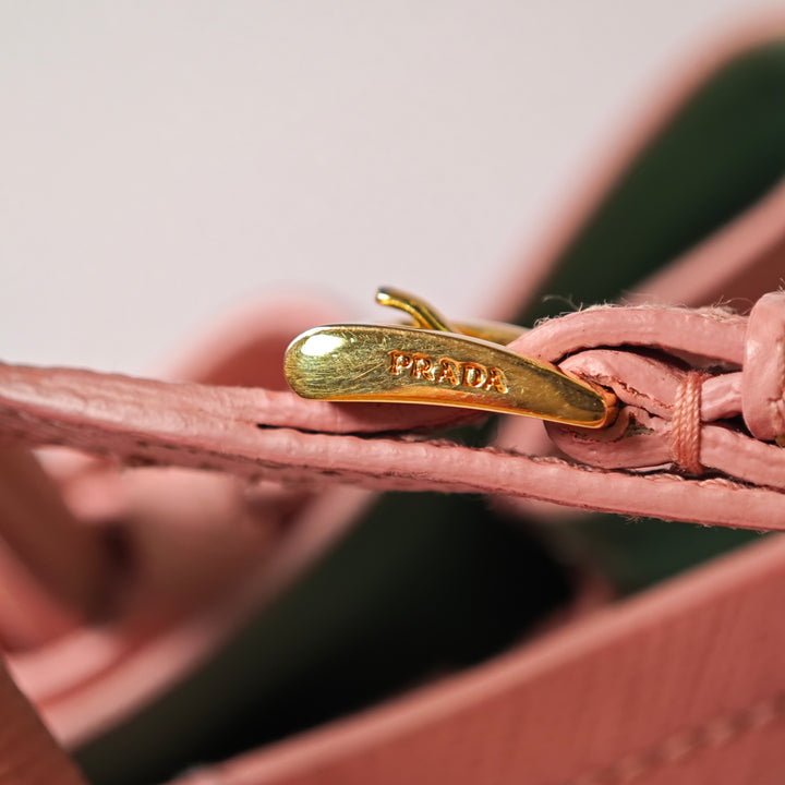 Prada Medium Saffiano Cuir Double Sac