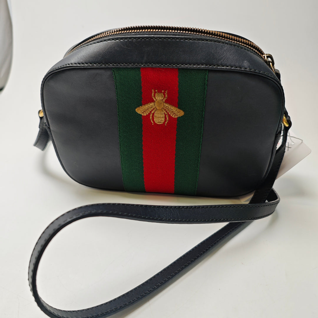 Gucci Cuir de veau Web Webby Bee Sac caméra