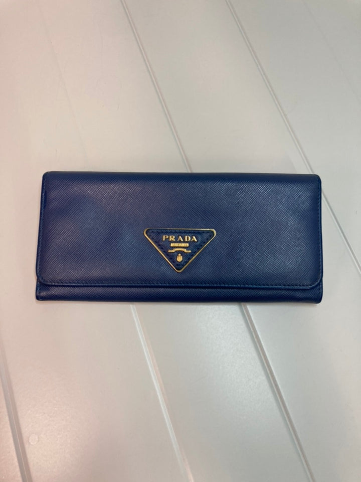 Prada Saffiano Lux Continental Portefeuille