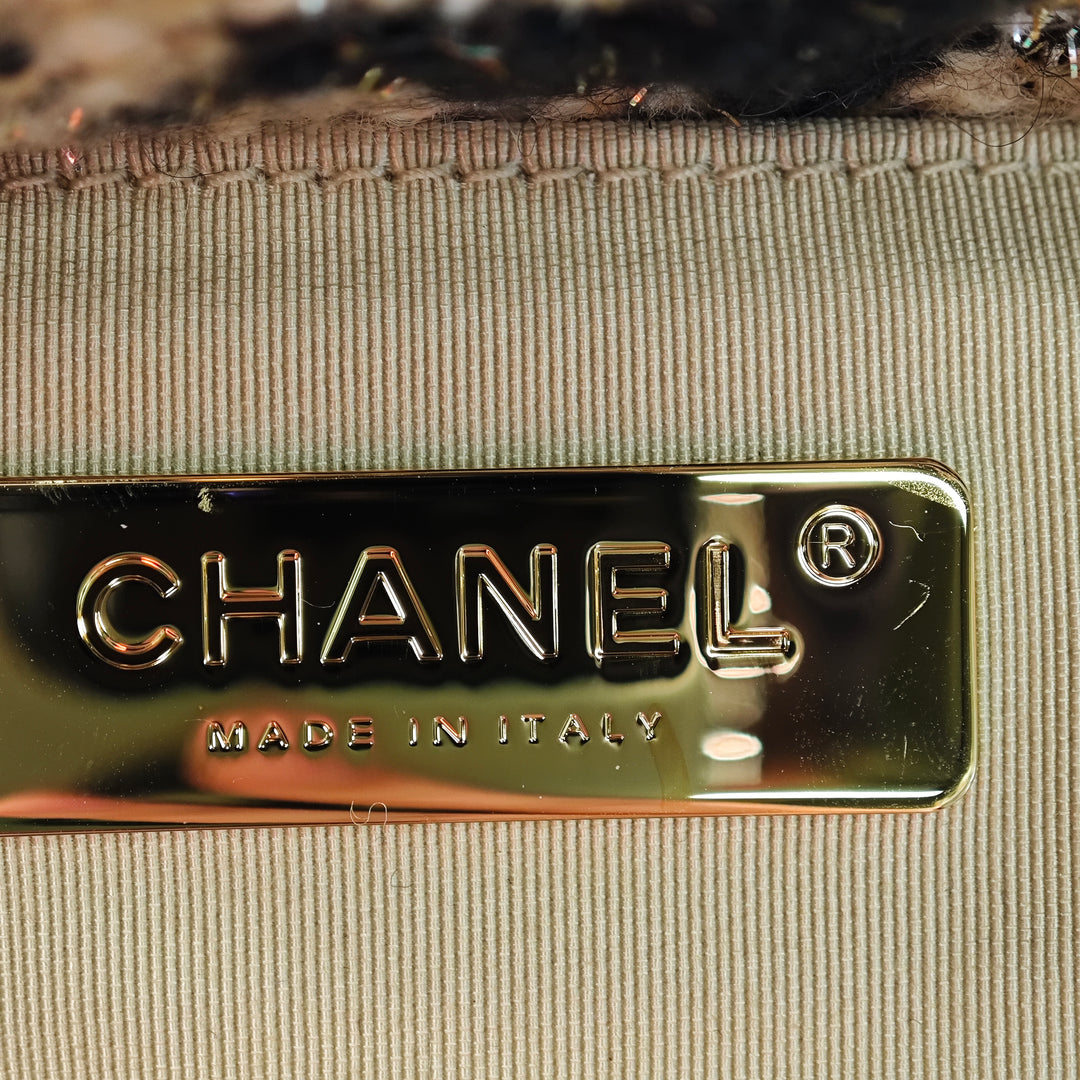 Chanel Houndstooth Tweed 19 Sac ceinture
