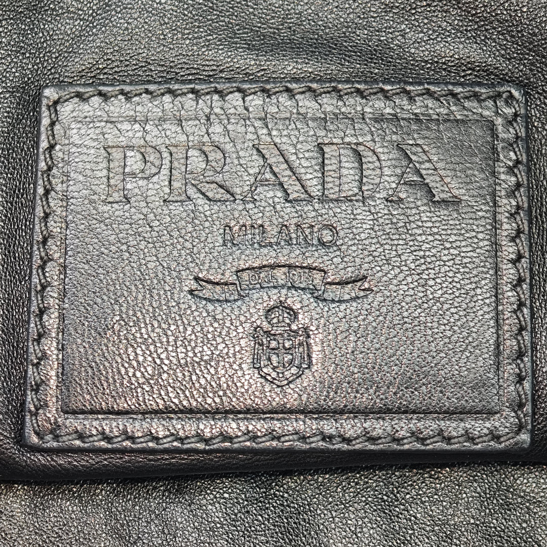 Prada froissé Nappa Cabas