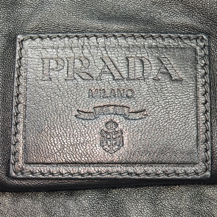 Prada froissé Nappa Cabas