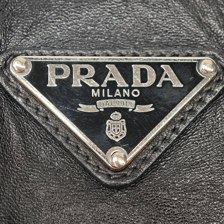 Prada froissé Nappa Cabas