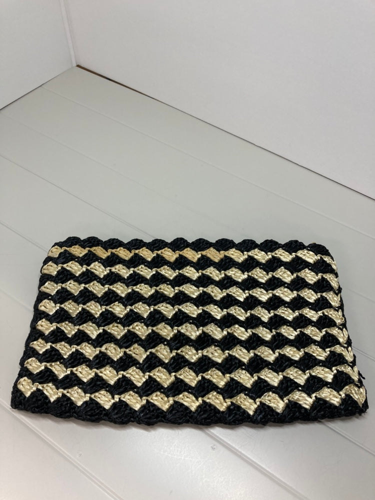 Prada Raffia Crochet Pochette