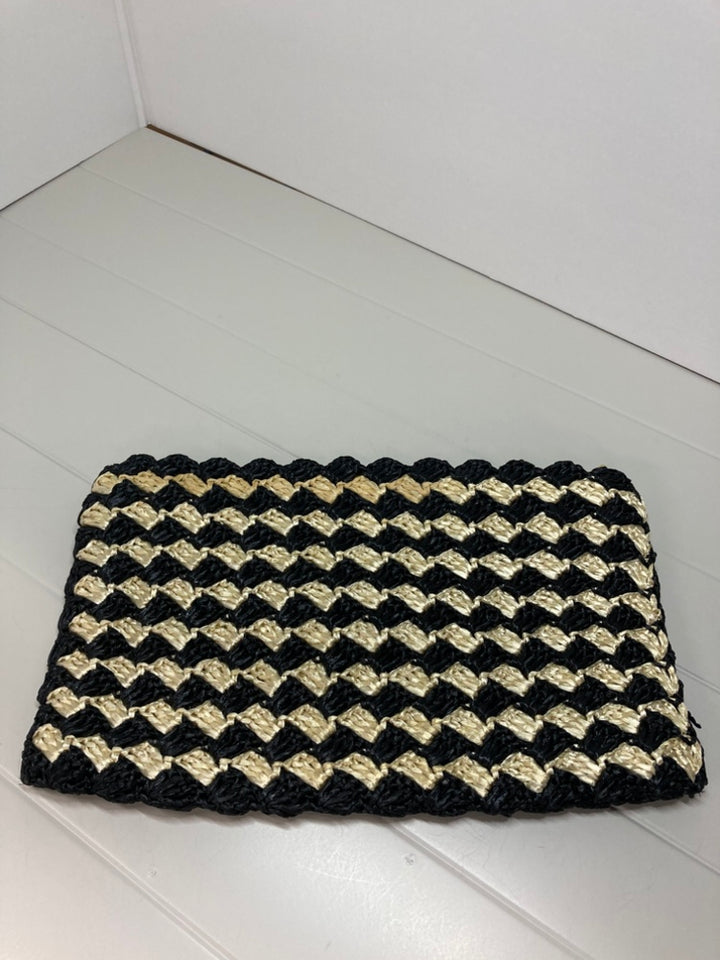 Prada Raffia Crochet Pochette