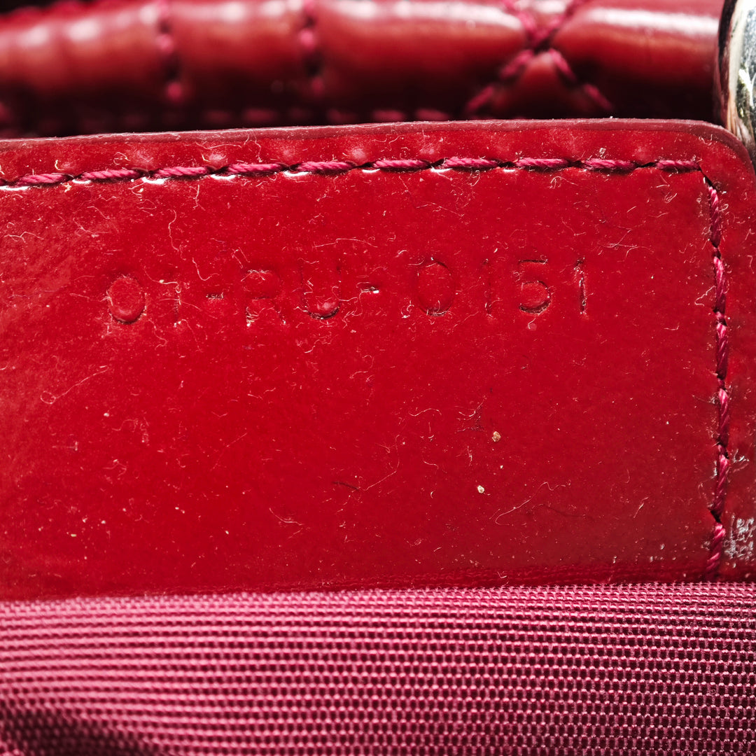 Dior Large Cuir verni Cannage Lady Dior Soft Shopping Cabas