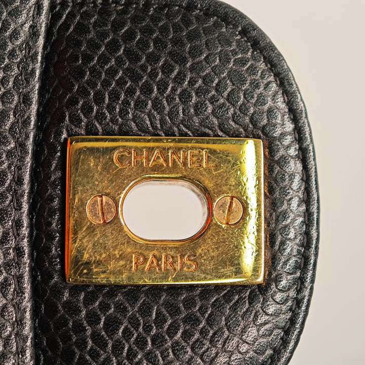 Chanel Medium Classic Caviar Double rabat