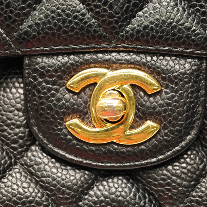 Chanel Medium Classic Caviar Double rabat