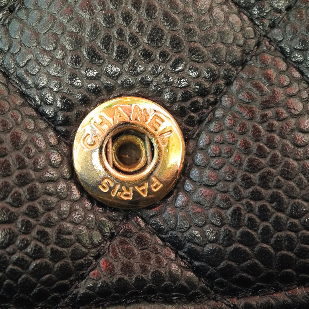 Chanel Medium Classic Caviar Double rabat