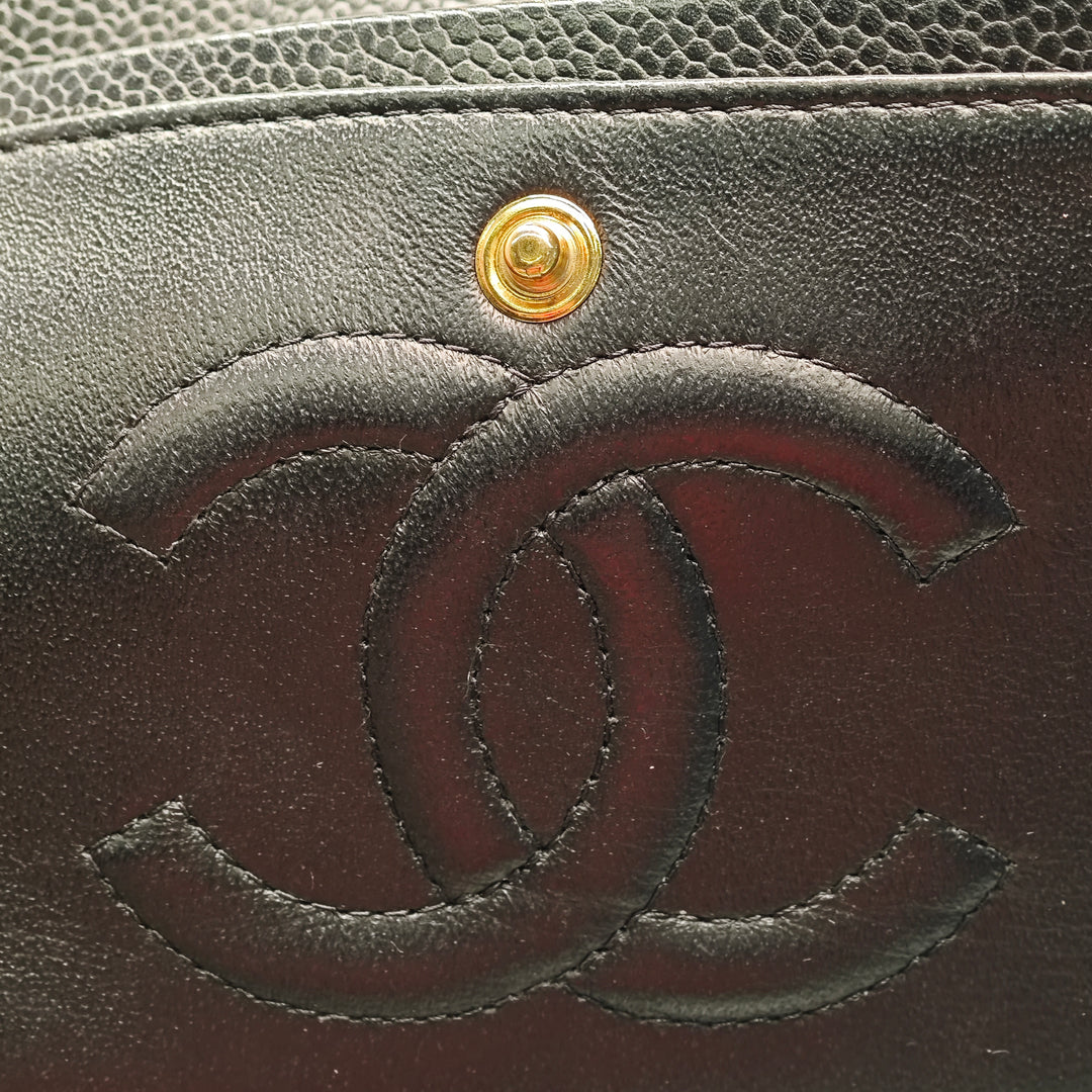 Chanel Medium Classic Caviar Double rabat