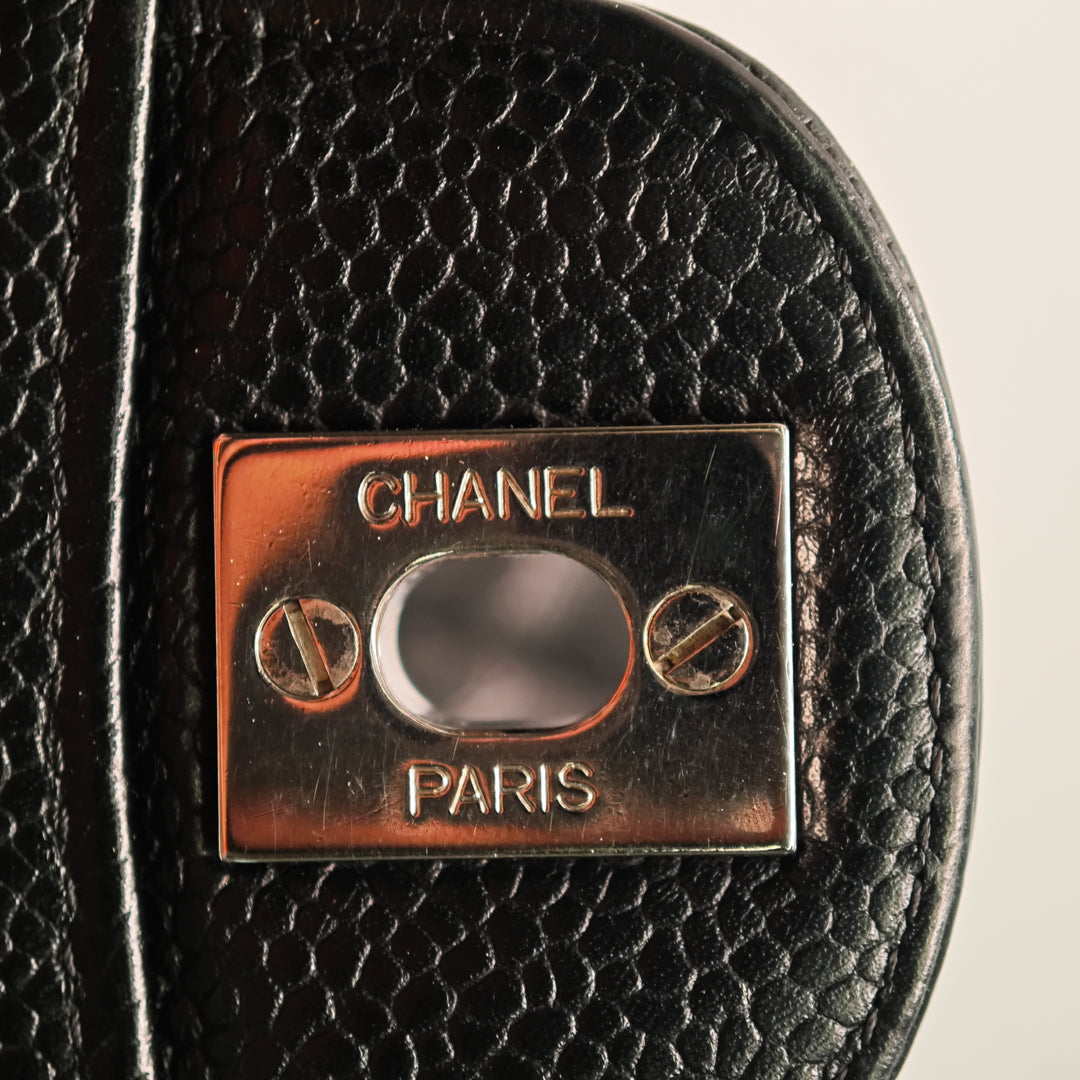 Chanel Medium Classic Caviar Double rabat