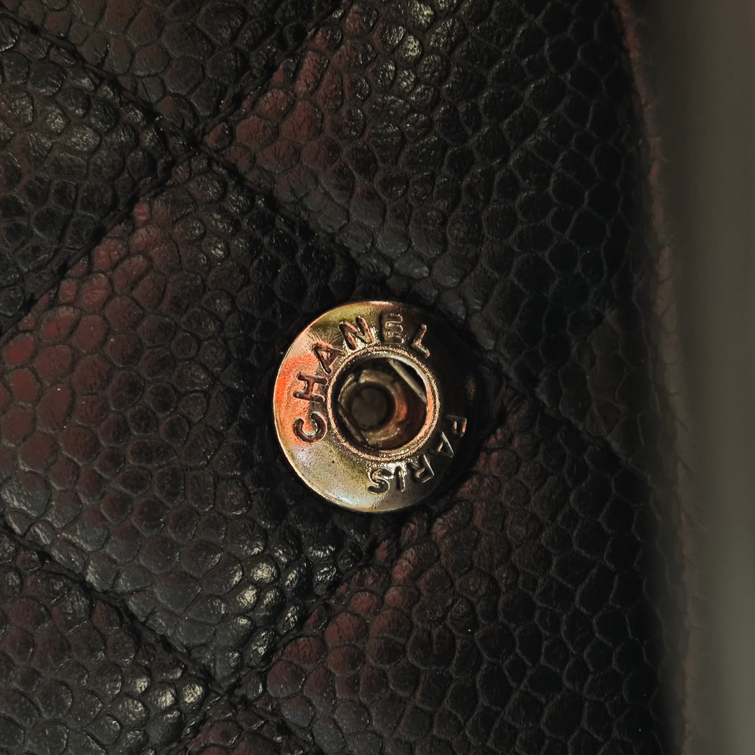 Chanel Medium Classic Caviar Double rabat