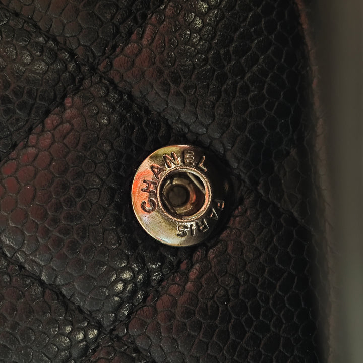 Chanel Medium Classic Caviar Double rabat