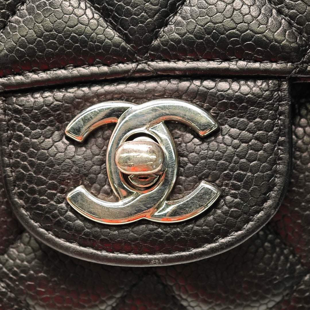 Chanel Medium Classic Caviar Double rabat