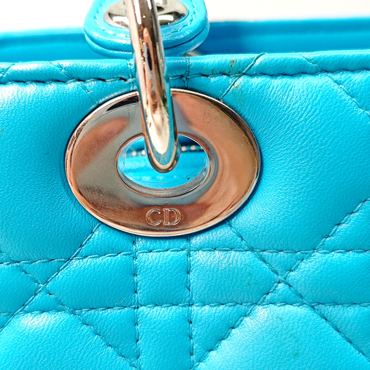Dior Medium Cuir d’agneau Cannage Lady Dior